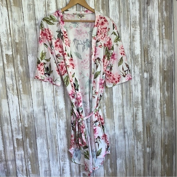 Show Me Your Mumu Brie Floral Garden of Blooms Robe Bridal - Picture 3 of 6